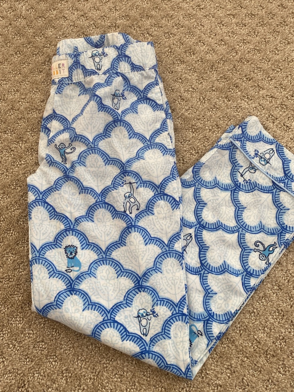 Roller Rabbit x Target Boys PJ Pants Medium 8